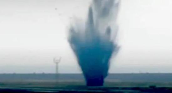 WWII Bomb explodes at a Japanese airport